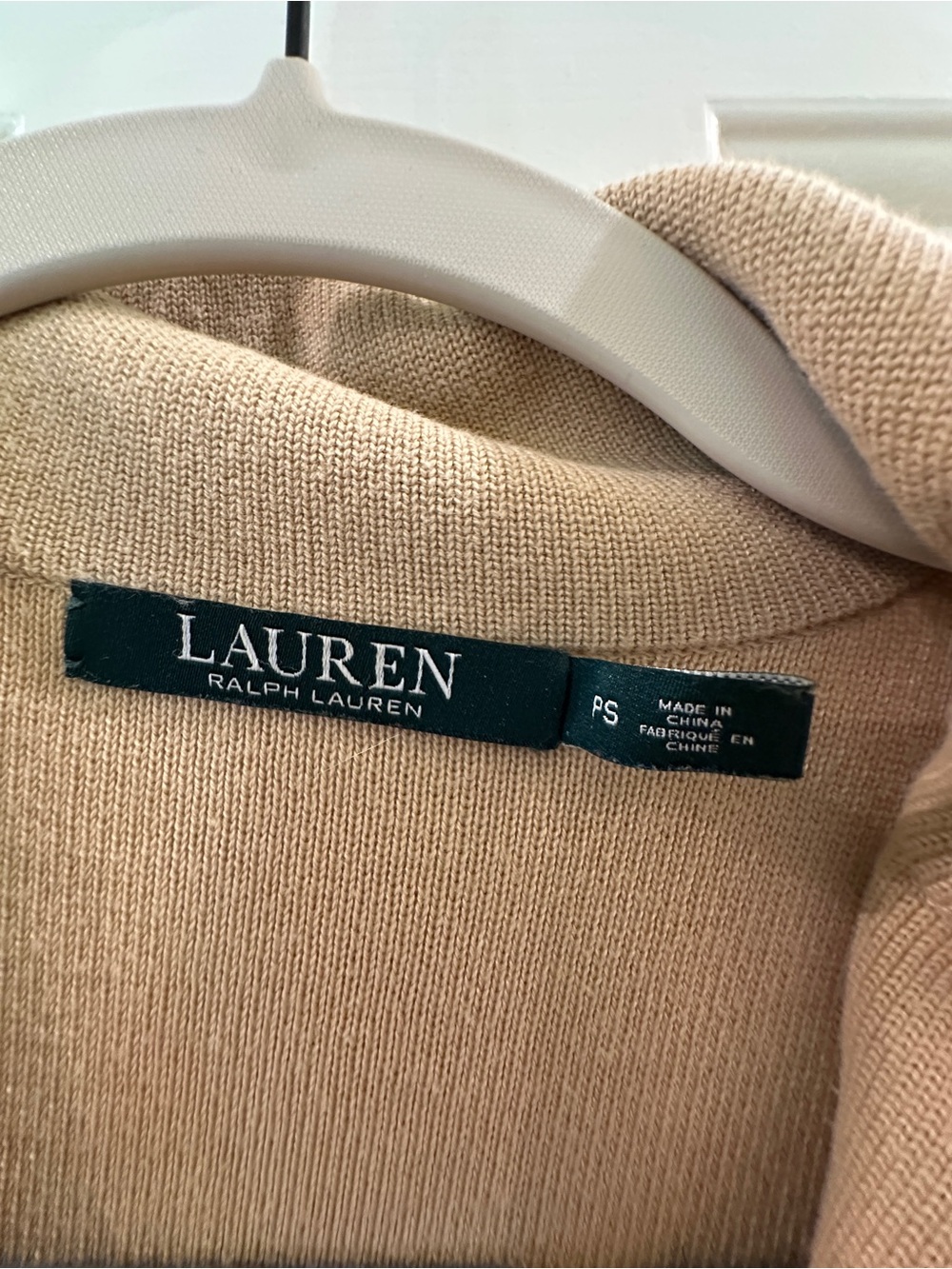 Lauren Ralph Lauren Camel Tan Tailored Wool-Blend Blazer - Picture 5 of 8